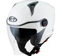 KYT D-City Plain Casco Jet, Blanco, Talla XS (53/54)