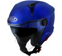 KYT D-City Plain, casco jet M male Azul