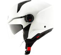 KYT D-City Plain, casco jet M male Blanco Mate