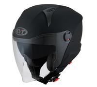 KYT D-City Plain E06 Casco De Moto (Negro Mate) Talla: L (59)