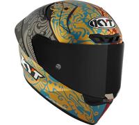 KYT KX-1 Race GP Bastianini IDN Replica 23, casco integral M male Mate Rojo/Azul/Oro/Negro