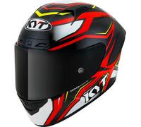 KYT NZ Race Carbon Stride Casco, rojo, tamaño M para Hombres