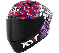 KYT NZ-Race Savadori Replica, casco integral L male Negro/Blanco/Rojo/Lila
