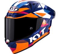 KYT R1R Diamond, casco integral L female Azul/Blanco/Naranja