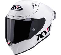KYT R1R Plain Casco, blanco, tamaño S para Hombres