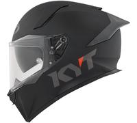 KYT R2R Plain Casco, Black Matt, Talla L (59/60)
