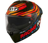 KYT R2R MAX Fernandez 2022 Replica, casco integral S male Mate Negro/Naranja/Azul/Rojo