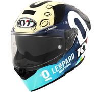 KYT R2R MAX Foggia Mugello 2022 Replica, casco integral XS male Negro/Blanco/Azul Claro/Beige