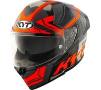 KYT R2R Octane, casco integral XL male Gris/Negro/Naranja