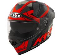 KYT R2R Octane Casco, rojo, tamaño S para Hombres