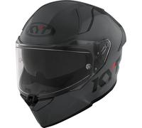 KYT R2R Plain Casco, gris, Talla M (57/58)