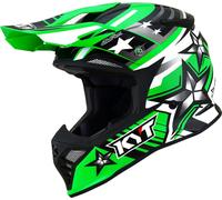 KYT Skyhawk Ardor Casco de Motocross, verde, Talla S (55/56)
