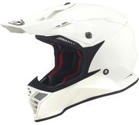 KYT Skyhawk Plain, casco cruzado L male Blanco