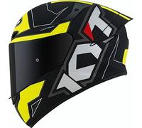 KYT TT Course Electron Casco (Black Matt/Yellow,S)