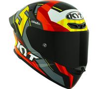 KYT TT-Revo Flux, casco integral XXL male Negro/Gris/Rojo/Amarillo