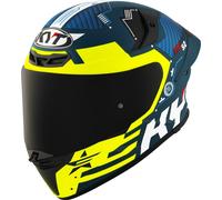 KYT TT-Revo Fuselage Casco, amarillo, tamaño XS para Hombres