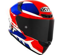 KYT TT-Revo Gear, casco integral L male Azul/Blanco/Rojo