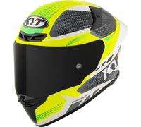 KYT TT-Revo Gear Casco, negro/amarillo, Talla XXL (63)