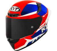 KYT TT-Revo Gear Casco, rojo-azul, tamaño M