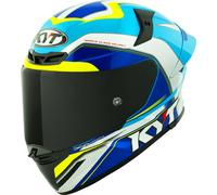 KYT TT-Revo Grand Prix, casco integral XS male Blanco/Azul/Azul Claro/Amarillo