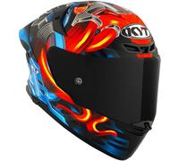 KYT TT-Revo Magnet, casco integral XXL male Mate Negro/Azul/Rojo