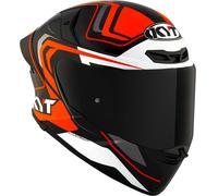 KYT TT-Revo Overtech, casco integral M male Negro/Blanco/Naranja