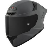KYT TT-Revo Plain Casco, gris, tamaño XL para Hombres
