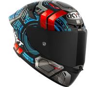 KYT TT-Revo Synchrotron, casco integral XXL male Negro/Azul/Gris/Rojo