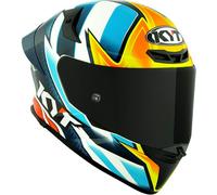 KYT TT-Revo Tati Replica, casco integral M male Blanco/Azul Claro/Amarillo