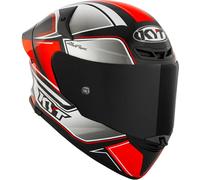 KYT TT-Revo Tourist, casco integral XL male Negro/Blanco/Rojo Neón