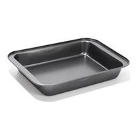 Kytpyi Bandeja Horno Teka Universal, 34*24*6cm Grande Profundo con Recubrimiento Antiadherente, Acero Inoxidable para Tartas, Postres, Pizza, Carnes - Compatible con Balay