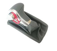 KYUBNUI Pomo de Cambio de Marchas Cromado de Cuero para Audi A6, A7, A3, A4, A5, A6, C6, Q7, Q5 (2009, 2010, 2011, 2012, 2014), 4G1 713 139 R