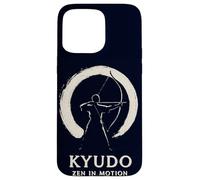 Kyudo Archery Zen in Motion Artes marciales japonesas Bushido Carcasa para iPhone 15 Pro Max