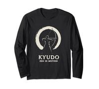 Kyudo Archery Zen in Motion Artes marciales japonesas Bushido Manga Larga