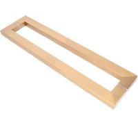 KYUEPONG Manilla para puerta de ducha, Tiradores de manija puerta ducha acero inoxidable, adecuados for puertas vidrio oficina y madera