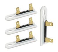 Kyuionty Paquete de 4 fusibles térmicos de repuesto para secadora, 3392519 fusible térmico compatible con secadora Whirlpool Kenmore Maytag, reemplaza WP3392519 3388651 694511 80005 AP6008325