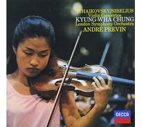 KYUNG-WHA CHUNG, ANDRE PREVIN, LSO - ãƒãƒ£ã‚¤ã‚³ãƒ•スã‚ー&シベリウス:ヴァイオリンå”奿›²é›†