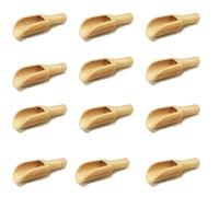 KYUQY Mini cucharas de madera, cuchara de té, cuchara de detergente en polvo, cuchara de caramelo de madera, cuchara pequeña de sal de baño, cucharas pequeñas de especias para exfoliantes de azúcar