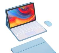 KYVELO Funda con Teclado Táctil y Ratón para Lenovo Tab P11 2nd Gen 11,5" 2023, Teclado Retroiluminado 7 Colores Extraíble, Carcasa TPU(Incluye Ñ),Azul