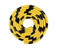 KYVORIA Protectores de Pared y Esquinas para Trabajo Pesado - Protección de Caucho NBR Autoadhesivo de 5M con Rayas Amarillas/Negras para Columnas de Estacionamiento y Seguridad en Garajes