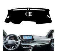 KYVQJDGS Funda antideslizante para salpicadero de Hyundai i20 2020-2025 LHD, cubierta de salpicadero, cubierta de salpicadero negra, alfombrilla de salpicadero