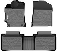 KYX Alfombrillas para Toyota Camry 2017 2016 2015 2014 2013 2012, diseño de escaneo 3D, Parte Delantera y Trasera, Personalizable, protección Resistente TPE, Impermeable, Accesorios para sedán