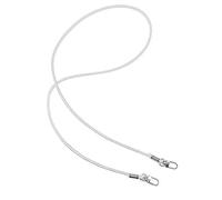 KYXKHSAA Correa de cuero sintético para monedero, correas cruzadas de repuesto para bolsos, correa cruzada, color dorado, White, One Size