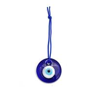 KYXKHSAA Lucky Greek - Colgante de ojo azul malvado con lámpara azul para trabajo, coche, hogar, amuleto de joyería, accesorios