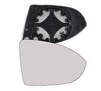 KYYET Cristal de retrovisor derecho compatible con vw golf MK7 2013-2020 blanco calentado