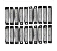 KYYET Luces LED laterales de marcación 6 LED Lámparas de liquidación para camión, remolque, RV, autocaravana, camioneta, tractor, camión, SUV, barco, 12 V DC, (20 piezas) blanco