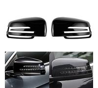 KYYET Negro brillante Tapa de la Cubierta del espejo retrovisor lateral para W176 W204 C204 W212 W211 W246 C117