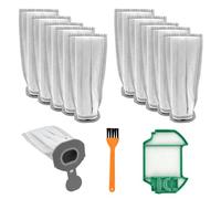 KYYGKY 10PCS Bolsas de Filtro para Aspiradora Compatibles con Kobold FP7/VK7 Aspiradora, Bolsa de Filtro de Repuesto para Aspiradora Kobold vk7/FP7 con 4 Filtros de Motor y 1 Cepillo