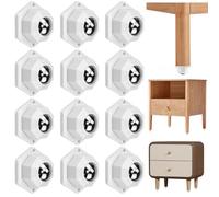 KYYGKY 12PCS Ruedas de Bola, Ruedas Giratorias Pequeñas 20mm de Diámetro, Ruedas de bolas para Muebles Autoadhesivas, Rueda de Bola Transferencia para Electrodoméstico Sofá Armario (Blanco)