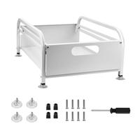 KYYGKY Cajón Extraible, Organizador Cajones Cocina, Cajón Telescópico Armario Cocina, Bandeja Extraible Armario Cocina, Cesto Extraible Cocina, Cajón Deslizante para Cocina (Blanco,40 * 30 * 17cm)